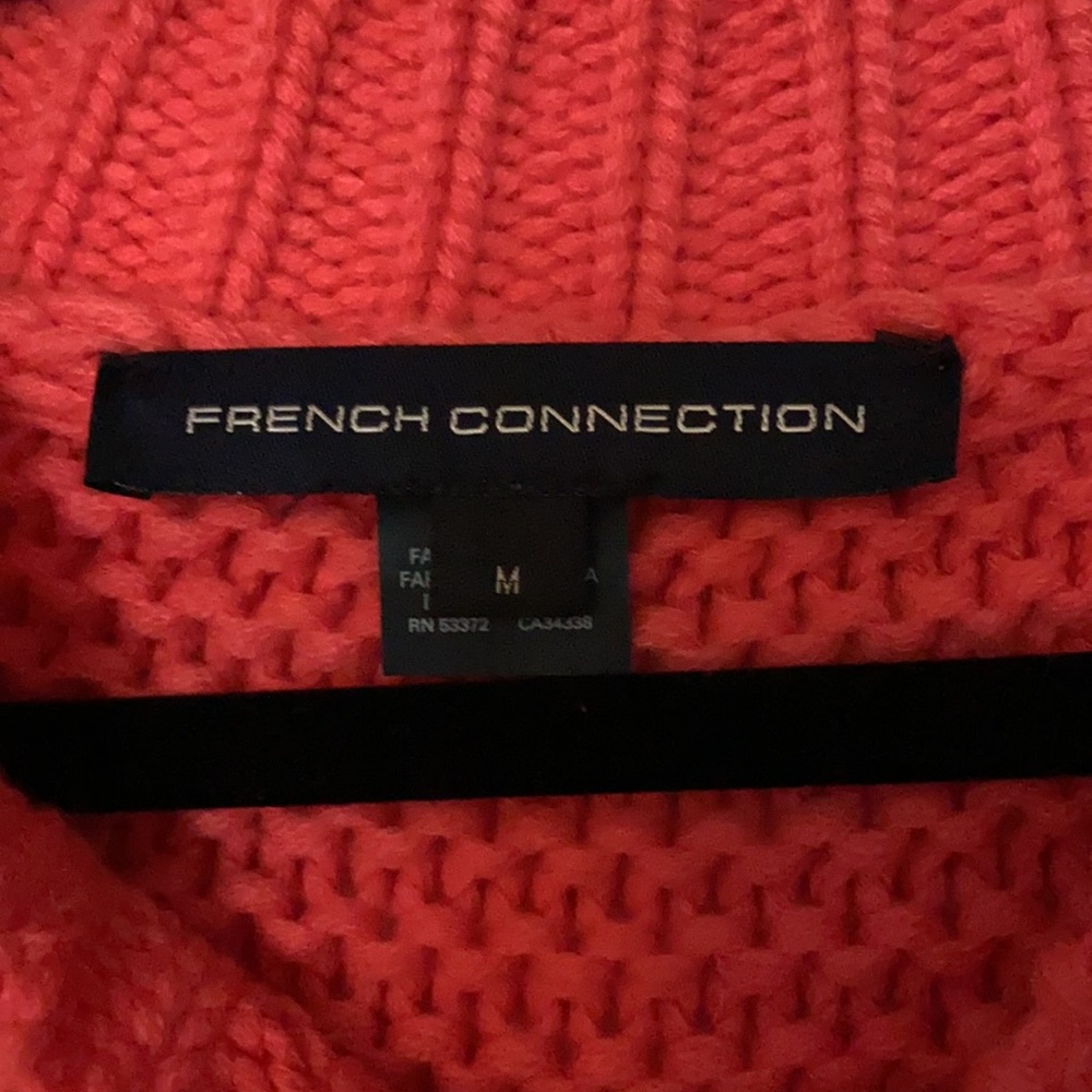 French Connection Neve Links Sweater S High neck - Picture 9 of 12